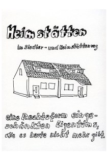 Daniela Brahm, Siedlung Heimstättenweg, Selbsthilfekolonie aus den 1950ern