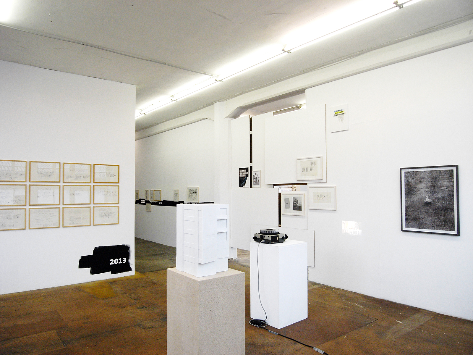 Daniela Brahm Ereignispanorama und andere Verwicklungen with Les Schliesser Kunstverein Nürtingen, 2013